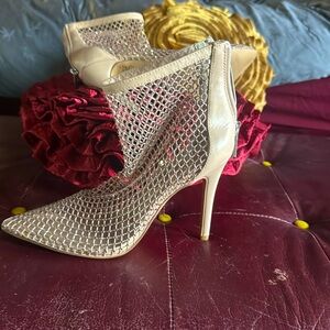 Charles David Women's Afterhours Rhinestone Mesh Bootie brand new size 7.5